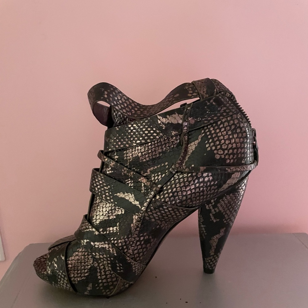 Snakeskin Heels